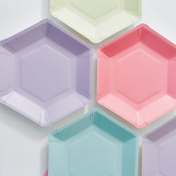 Piattini di carta colorati 2