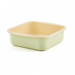 Pirofila da forno quadrata in smalto porcellanato