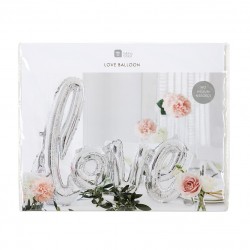 Palloncino argentato Love 2