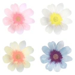 Piatti di carta a forma di fiori colorati 2