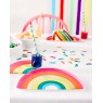 Piatti di carta arcobaleno