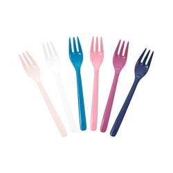 Set forchette da dolce in colori assortiti