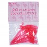 20 sticks Flamingo di plastica