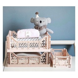 Cesta pieghevole mini - baby pink 2