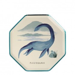 Piattini da party fantasia dinosauro 2