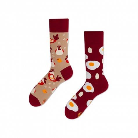 Calzini spaiati Egg&Chicken | Many Mornings