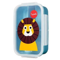 Porta pranzo bento 3 scomparti fantasia leoncino 2