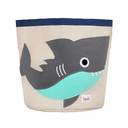 Cesto portatutto 100% cotone fantasia squaletto