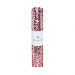 Runner da tavola rosa glitter 2
