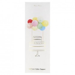 Topper per torte con mini palloncini colorati 2