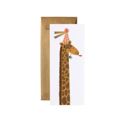 Biglietto di auguri fantasia giraffa