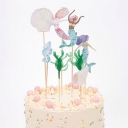 Toppers per torte fantasia Sirene 2