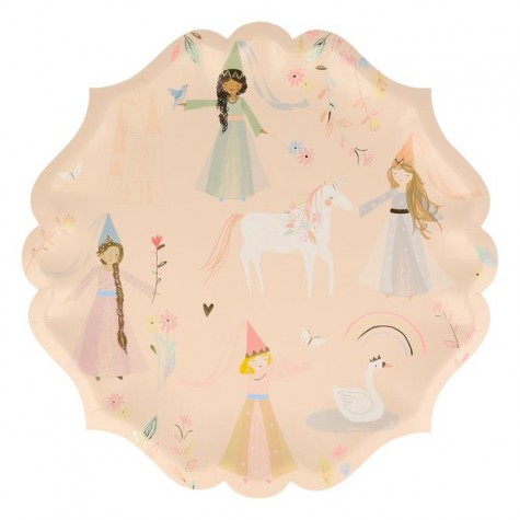 Piatti di carta fantasia Principesse