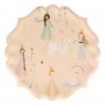 Piatti di carta fantasia Principesse
