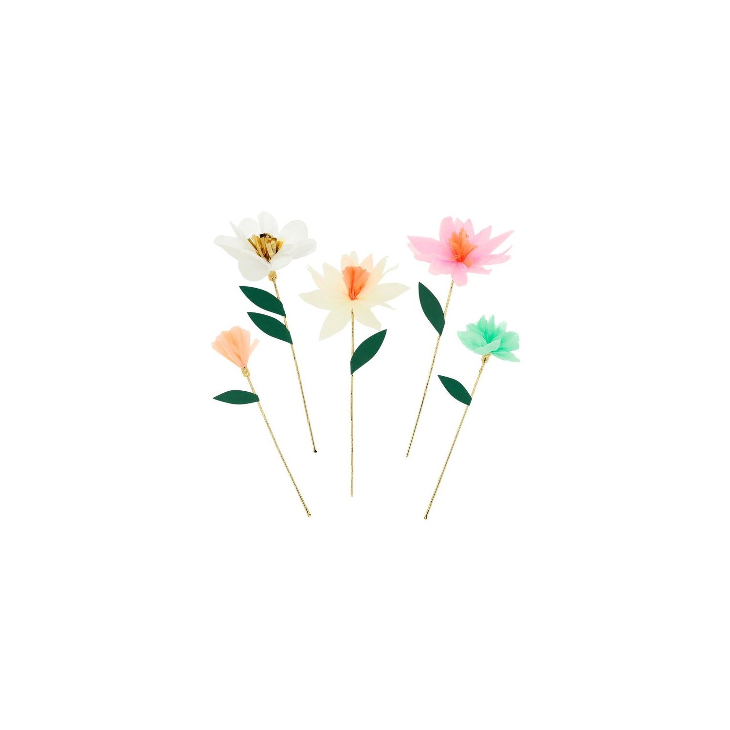 Fiori Di Carta Per Decorazione Parete – Ventagli Di Carta Per Tea Party, Aula O Festa – Floreale