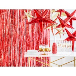 Sipario rosso luccicante per feste 2