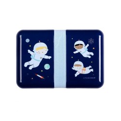 Contenitore porta pranzo da decorare fantasia astronauti