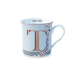 Tazza mug in porcellana con iniziale T - Trend Setter | Yvonne