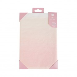 Tovaglia di carta bianca e rosa | Talking Tables 2