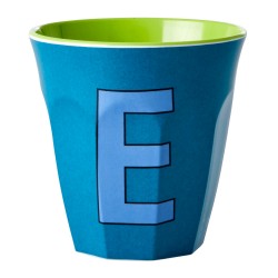 Bicchiere in melamina personalizzato con lettera E