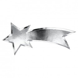 Piatti di carta a forma di stella cadente