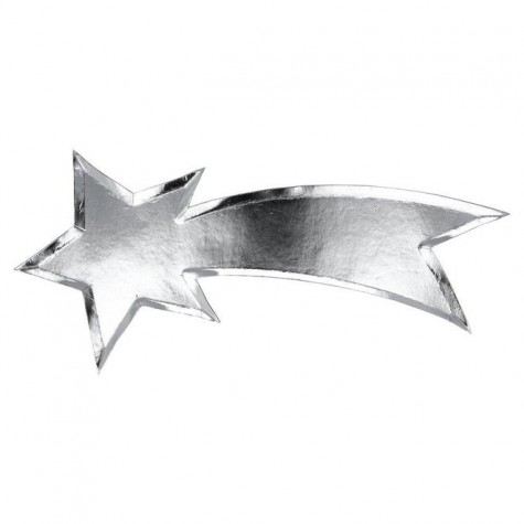 Piatti di carta a forma di stella cadente