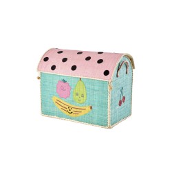 Cesta portagiochi fantasia frutta