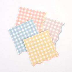 Tovaglioli di carta fantasia a quadretti 2