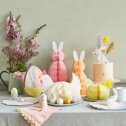 Decorazioni pasquali a nido d’ape 2