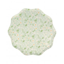 Piatti di carta fantasia margherite 2