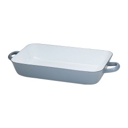 Teglia da forno rettangolare con doppio manico 33/20