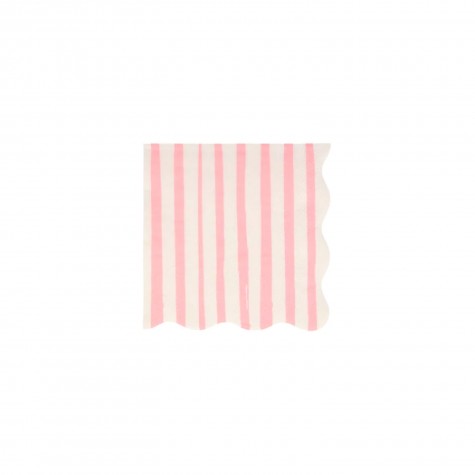Tovagliolini di carta a righe rosa
