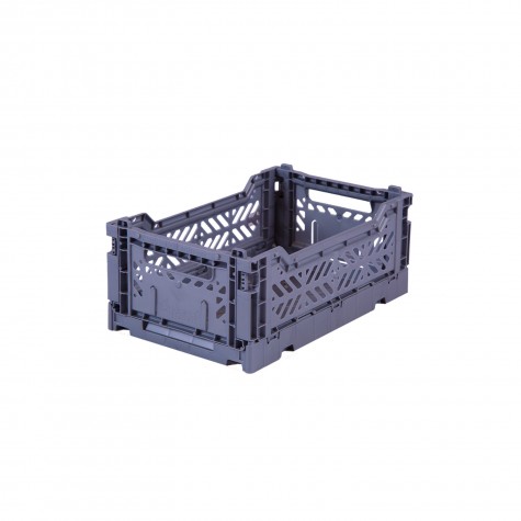 Cesta pieghevole mini - blue grey