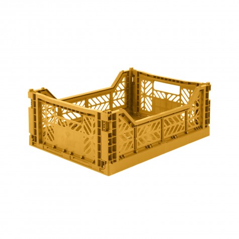 Cesta pieghevole media - mustard
