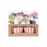 Pirottini e toppers per cupcakes fantasia floreale