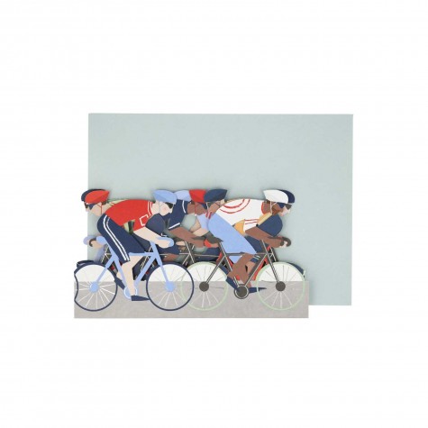 Biglietto d'auguri tema bicicletta