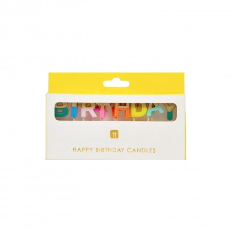 Candeline colorate Happy Birthday Candeline colorate Happy Birthday