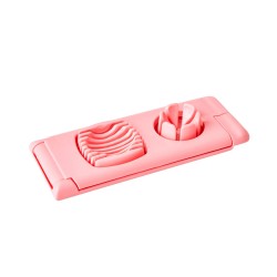 Affetta uova in melamina rosa