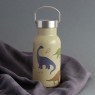 Borraccia in acciaio inox con dinosauri | Gallinasmilza