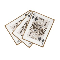 Tovaglioli di carta fantasia carte da gioco 2