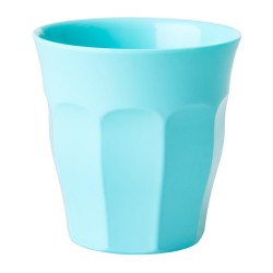 Bicchiere in melamina tinta unita azzurro tenue