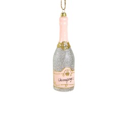 Decorazione a forma di bottiglia champagne