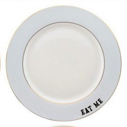 Piatto piano in porcellana Eat Me | Yvonne Ellen