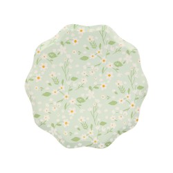 Piattini di carta fantasia margherite 2