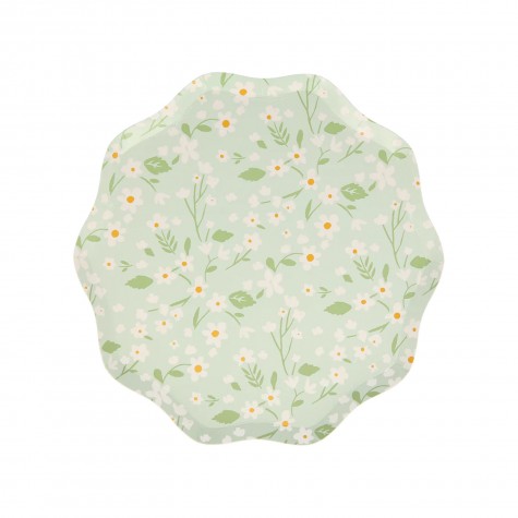 Piattini di carta fantasia margherite