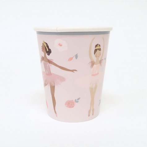 Bicchieri di carta fantasia ballerine