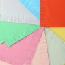 Tovaglioli di carta con frangette colori assortiti Tovaglioli di carta con frangette colori assortiti