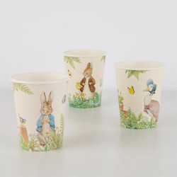 Bicchieri di carta Peter Rabbit In The Garden 2