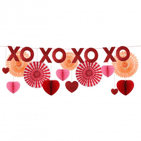 Ghirlanda di San Valentino XOXO