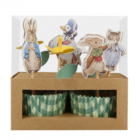 Kit per cupcake Peter Rabbit In The Garden